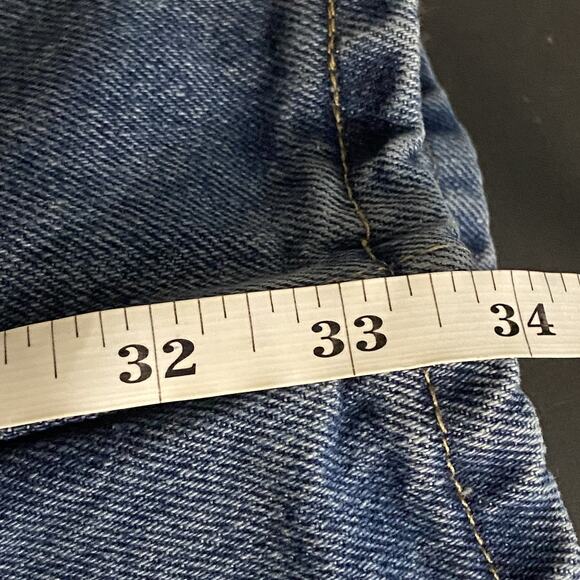 Wrangler Authentics Jeans Mens 42x34 Blue Classic Fit Straight Leg Denim Pants - Picture 9 of 9